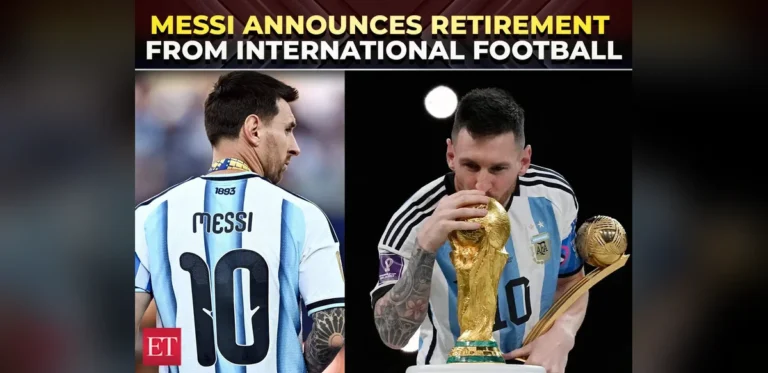 Lionel Messi Announces Retirement from International Soccer at Age 39