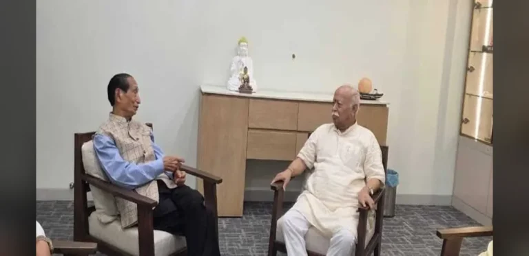 Former Governor Engages RSS Leadership on Unity, Secularism and Regional Concerns