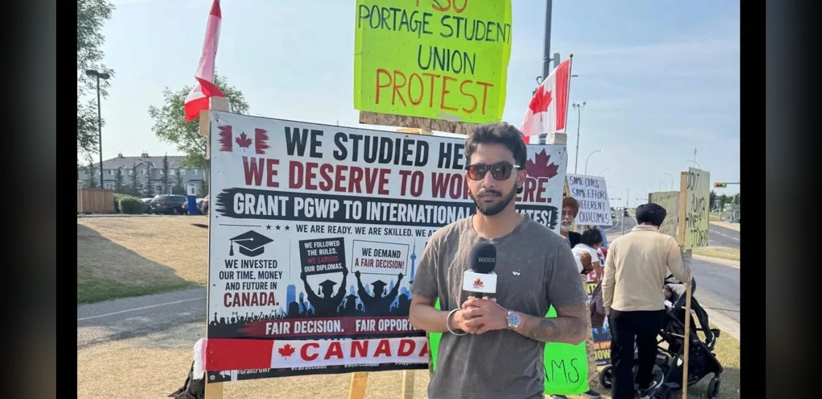 Indian Student in Canada Faces Deportation After Protest, Claims Intimidation Silences Peers
