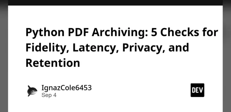 Key Considerations for Python PDF Archiving in Educational SaaS Platforms