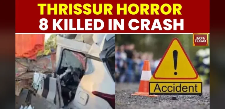 Fatal Collision Claims Eight Lives in Thrissur District of Kerala