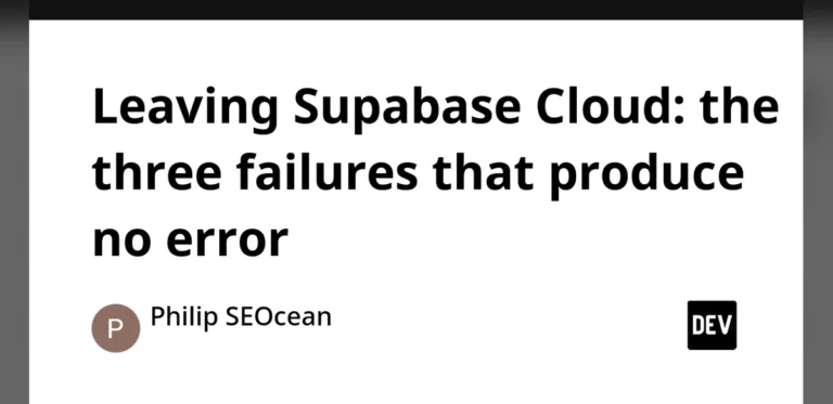 Challenges in Self-Hosting After Leaving Supabase Cloud Services