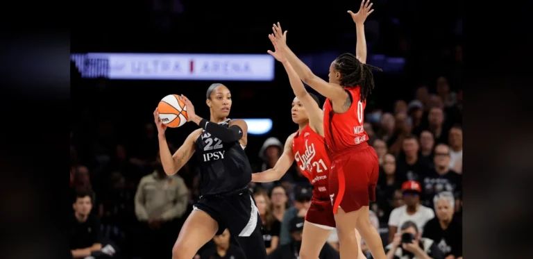 A’ja Wilson Scores 36 Points as Aces Defeat Fever 94-83 in Game 3