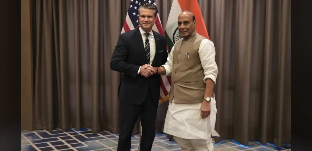 Rajnath Singh, Hegseth review progress of India-U.S. defence pact