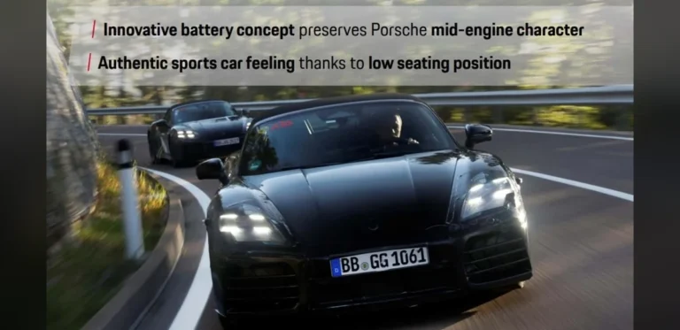 Porsche to Position Batteries in Rear Area of Future Electric 718 Models