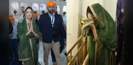 Indian Actress Visits Historic Gurudwara for Blessings Before Film Release