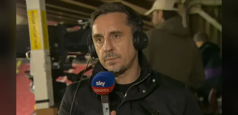Gary Neville Shares Daughter’s Text Message Highlighting Manchester United’s Struggles