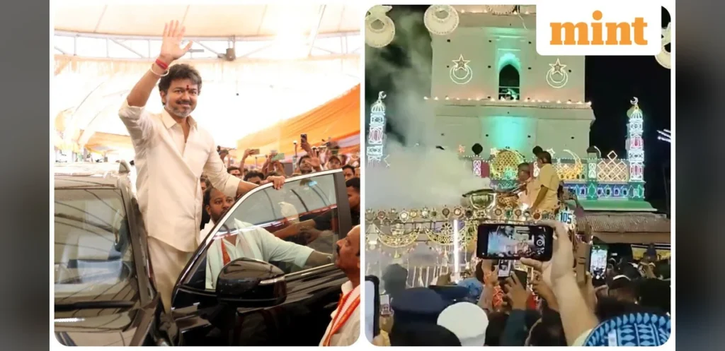 Chief Minister Vijay Presents 45 Kilograms of Sandalwood to Nagore Dargah as Kanduri Festival Begins