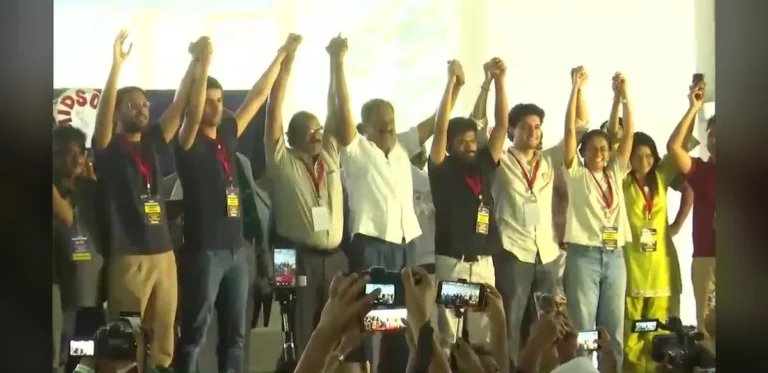 Public Figures Join Large Protest Rally by Cockroach Janata Party in Bengaluru