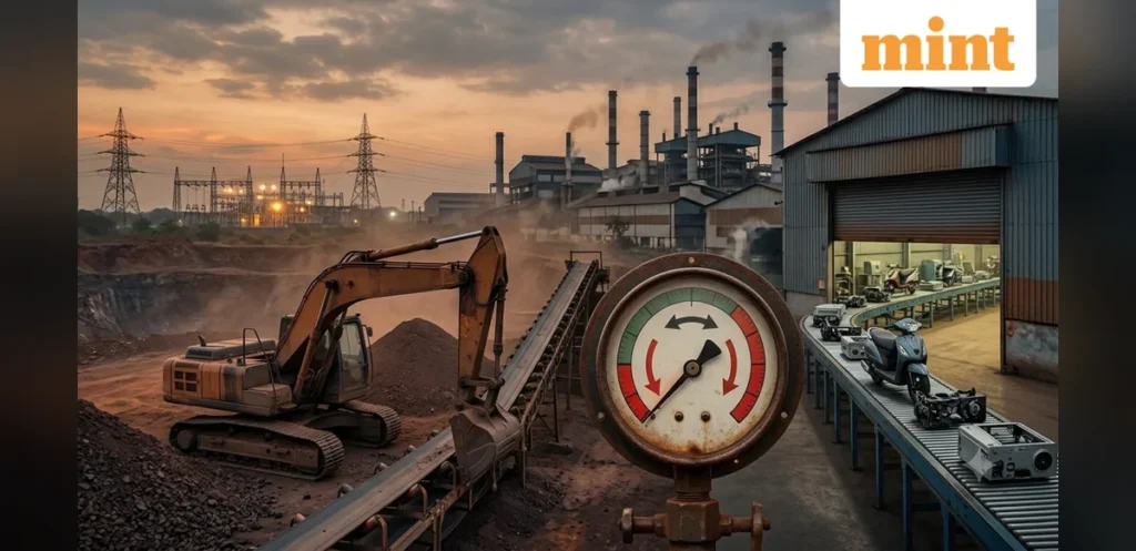 India’s Industrial Production Growth Eases to 6.7 Percent in September