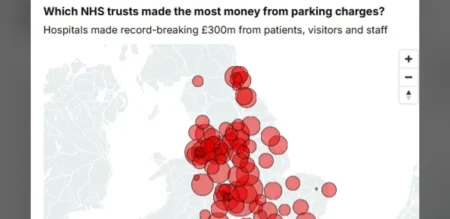 NHS Hospitals Reach Record Revenue from Parking Charges