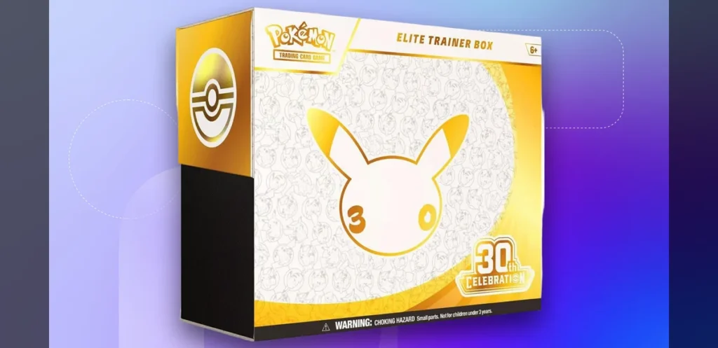 Amazon Lists Pokemon Trading Card Game 30th Celebration Elite Trainer Boxes Below Typical Market Rates With Limitations Noted