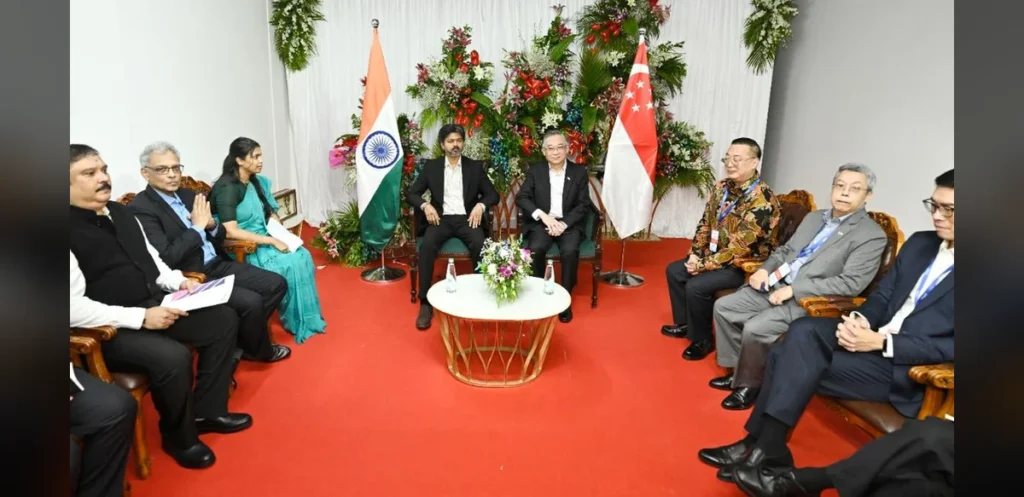 Tamil Nadu Chief Minister Meets Singapore Deputy Prime Minister to Discuss Economic Cooperation and Investments