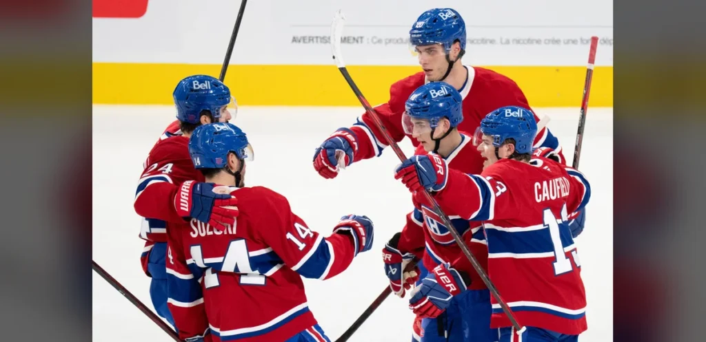 He had his fastball: Hutson, Guhle step up for Canadiens in win over Sabres