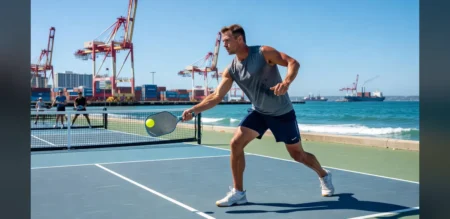 Actor Spotted Enjoying Pickleball Session in Port Melbourne