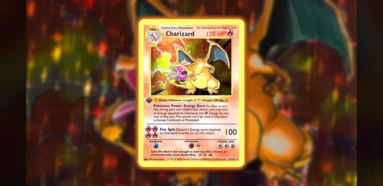 First Edition Charizard Trading Card Sets New Sales Record
