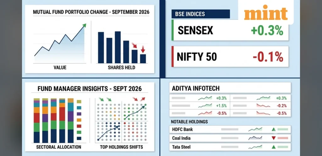Mutual Funds Adjust Holdings in September with Notable Shifts in Aditya Infotech and BSE